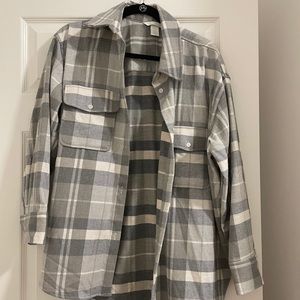 H&M OVERSIZED FLANNEL (M)